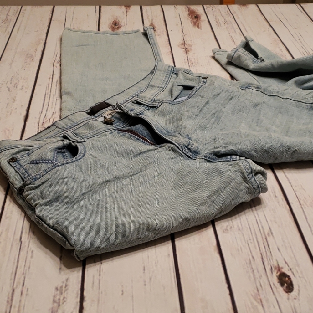 Jeans -well worn and comfortable